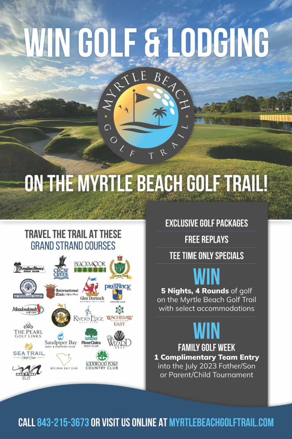 Win Myrtle Beach Golf Trail